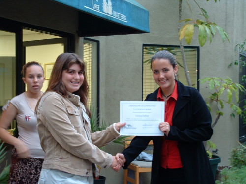 2003, 09-11 Veronica becomes a Youth Manager