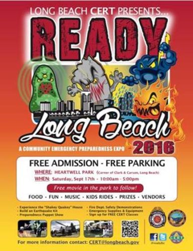 READY Long Beach 2016: A Community Emergency Preparedness Expo @ Heartwell Park | Long Beach | California | United States