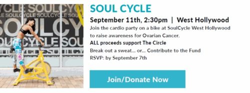 Soul Cycle to Support Ovarian Cancer @ SoulCycle West Hollywood | West Hollywood | California | United States