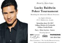 Lucky Baldwin Poker Tournament @ Los Angeles Arboretum | Arcadia | California | United States